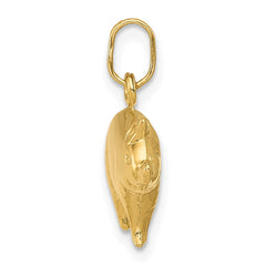 14k Pig Charm - 2