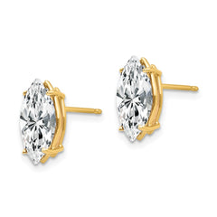 14k 12x6mm Marquise Cubic Zirconia earring