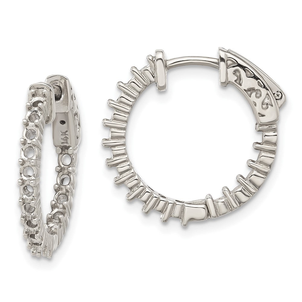 14k Round Hoop w/Safety Clasp Earring Mountings - 31