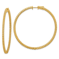 14k Round Hoop w/Safety Clasp Earring Mountings - 29