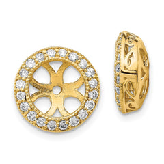 14k AA Diamond Earring Jacket - 9