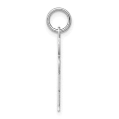 14k White Gold Kid Charm - 16