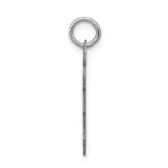 14k White Gold Kid Charm - 20