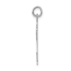 Sterling Silver Rhodium-plated Kiss Kid Charm - 2