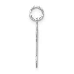 Sterling Silver Rhodium-plated Kid Charm - 16