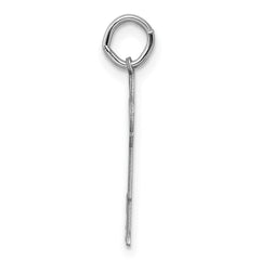 Sterling Silver Rhodium-plated Kid Charm - 17