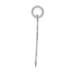 Sterling Silver Rhodium-plated Kid Charm - 2