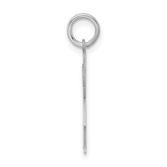 Sterling Silver Rhodium-plated Kid Charm - 5