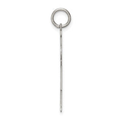 Sterling Silver Rhodium-plated Kid Charm - 28