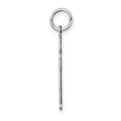 Sterling Silver Rhodium-plated Class of 2026 Girl Cuddle Charm