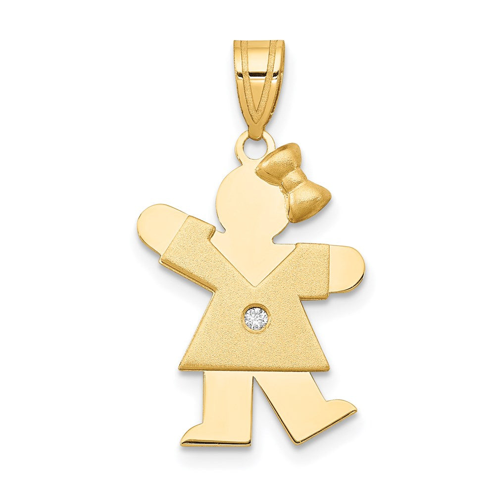 14k VS Diamond Kid Pendant - 18