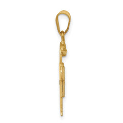 14k AA Diamond Pendant - 3
