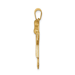 14k AA Diamond Kid Pendant - 4