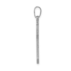 14k White Gold Passion Cross Pendant - 6