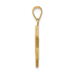14k Star of David Pendant - 10