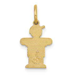 14k Mini Boy Hugs Charm