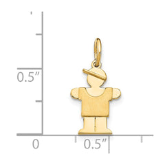 14k Mini Boy Hugs Charm