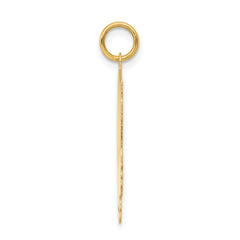 14k .013 Depth Engravable Girl Head Charm