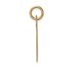 14k Medium Engravable Heart Charm - 2