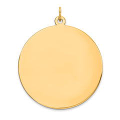 14K Round Disc Charm - 27