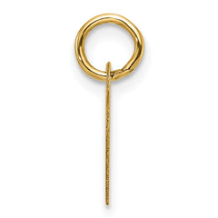 14k Small Engravable Heart Charm - 4