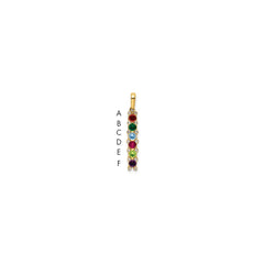 14K Family Jewelry Diamond Semi-Set Pendant - 7