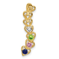 14k 4 Stone Family Pendant Mounting - 3