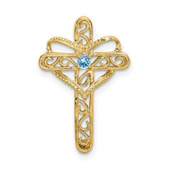14k 2mm Synthetic Family Jewelry Pendant