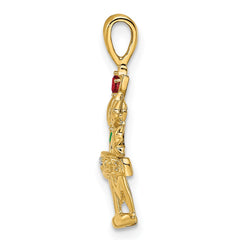14k Genuine VS Diamond Mother's Pendant - 5