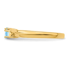 14k Synthetic Family Jewelry Ring - 98