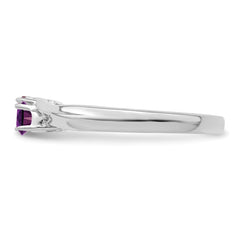 Sterling Silver Rhodium-plated Family Jewelry Ring - 108