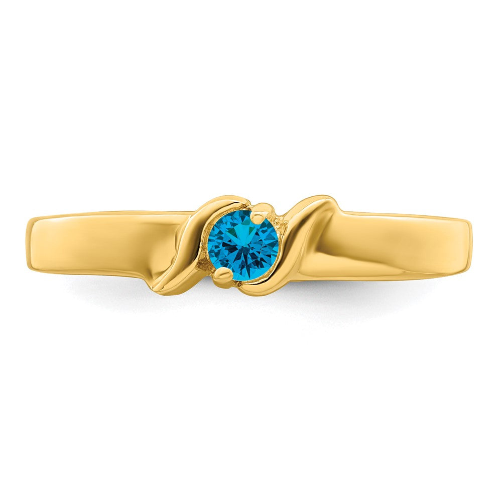 14k Synthetic Family Jewelry Ring - 101