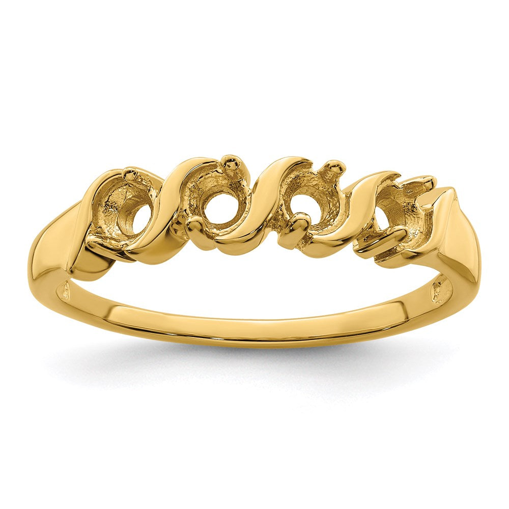 14k Synthetic Family Jewelry Ring - 103