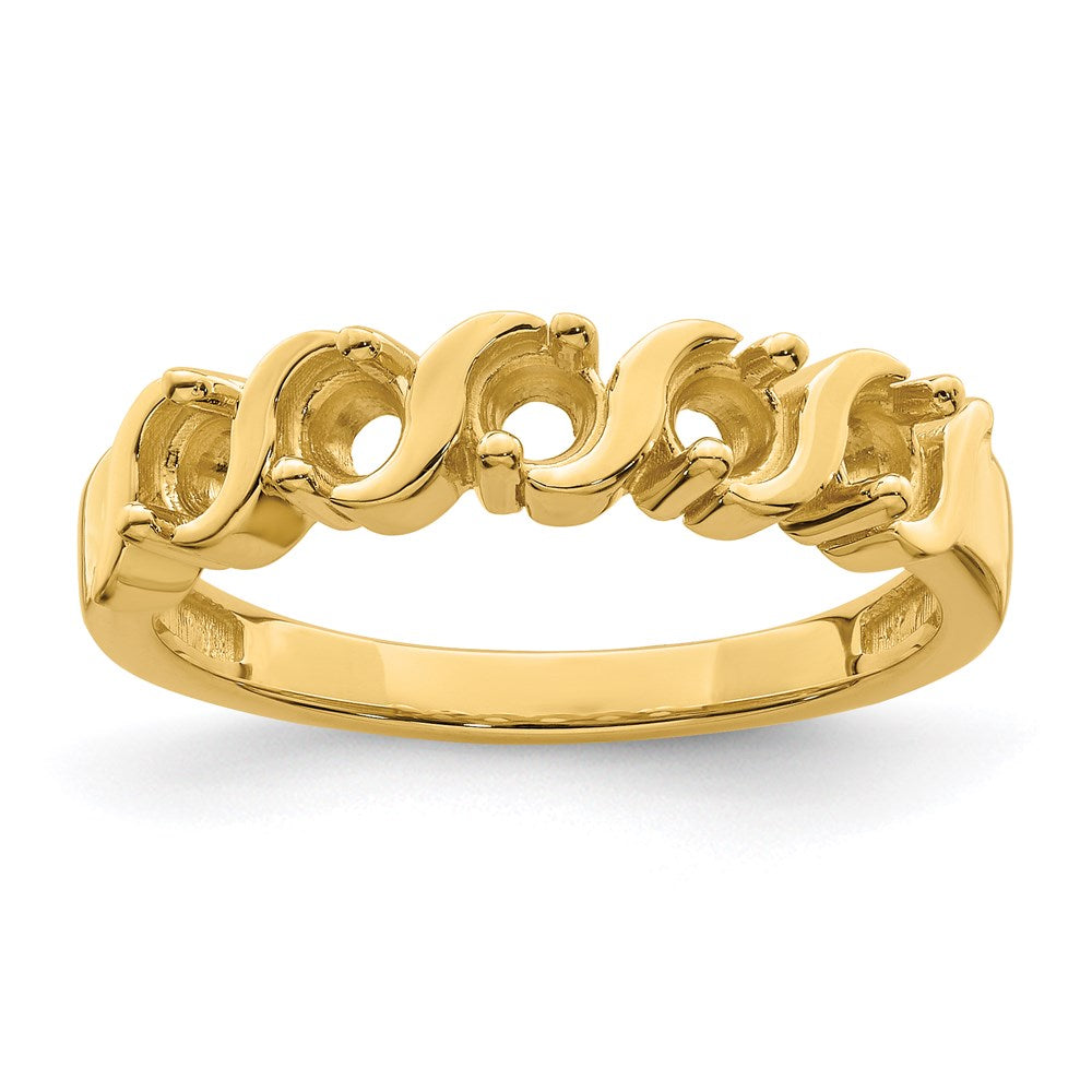 14k Synthetic Family Jewelry Ring - 93