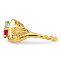 14k Family Jewelry Ring - 18