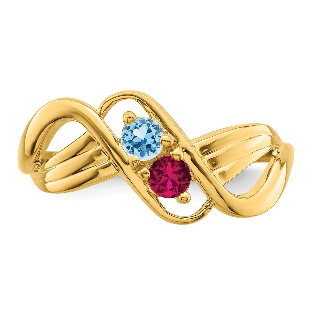 14k Family Jewelry Ring - 18