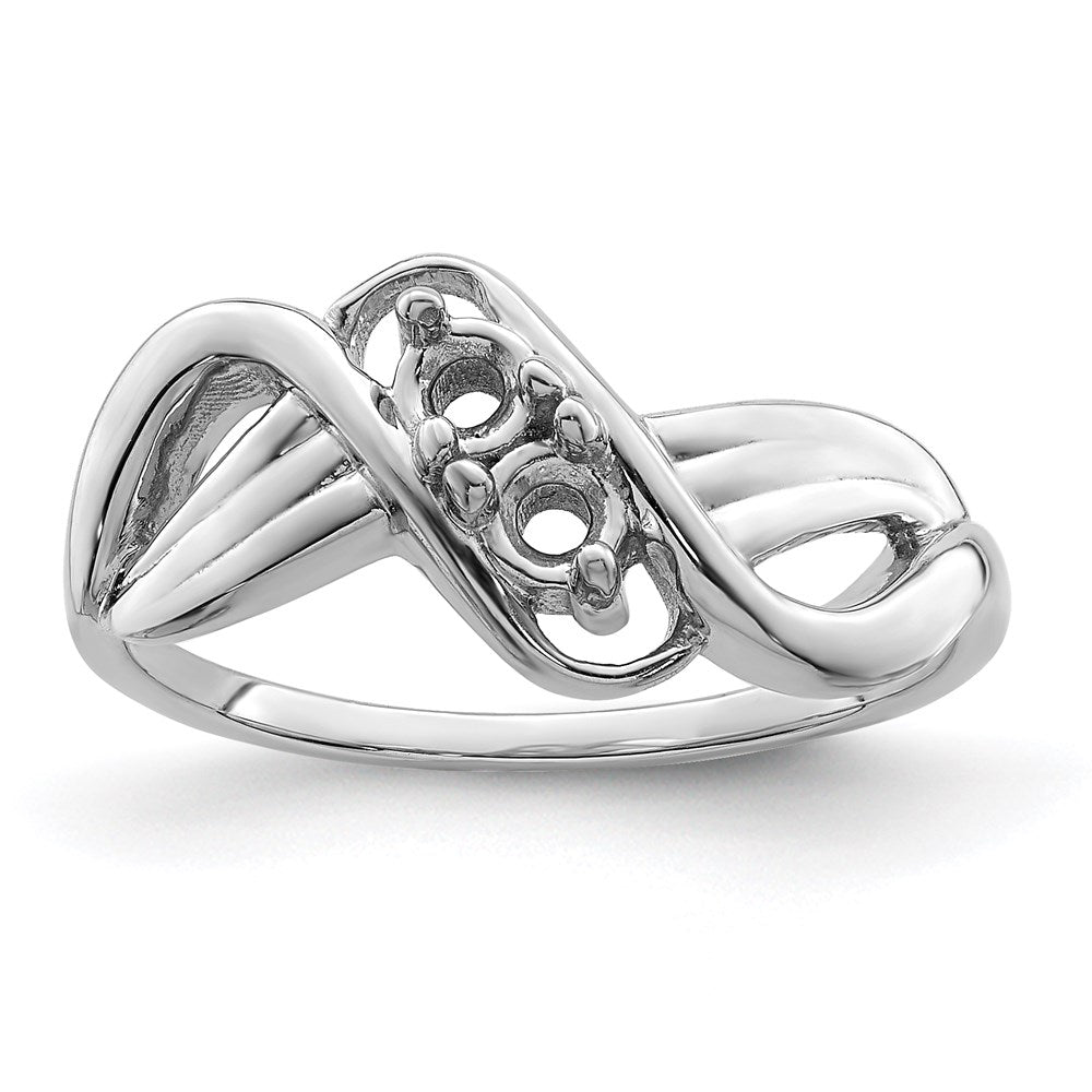 Sterling Silver Rhodium-plated Family Jewelry Ring - 120