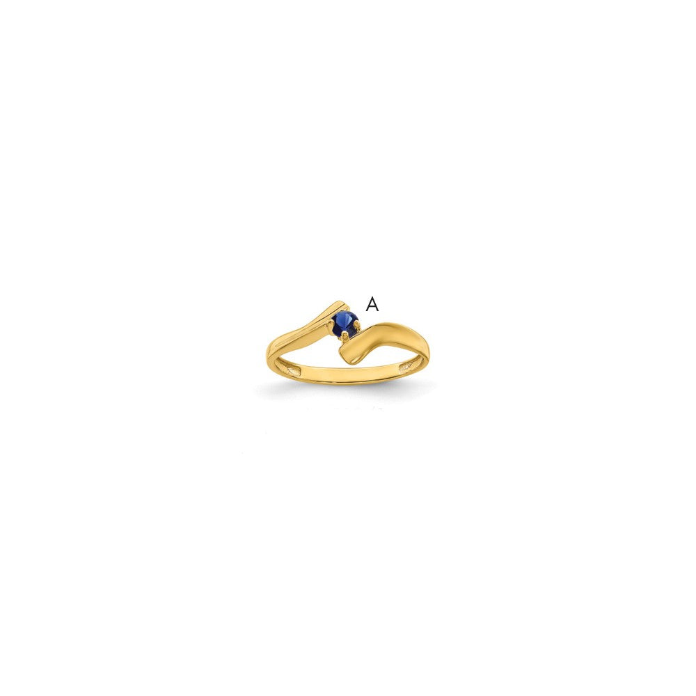 14k Synthetic Family Jewelry Ring - 109
