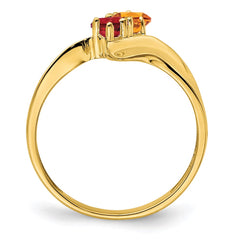 14k Synthetic Family Jewelry Ring - 59