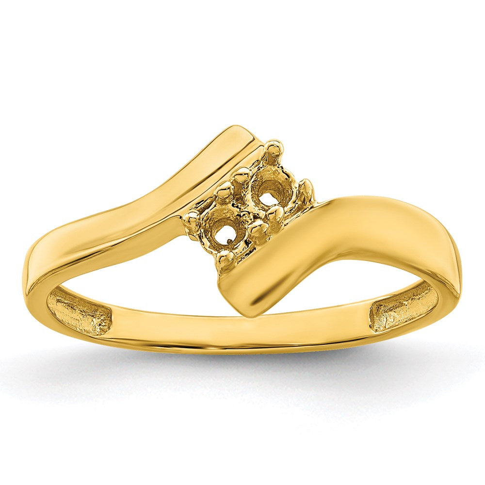14k Synthetic Family Jewelry Ring - 59