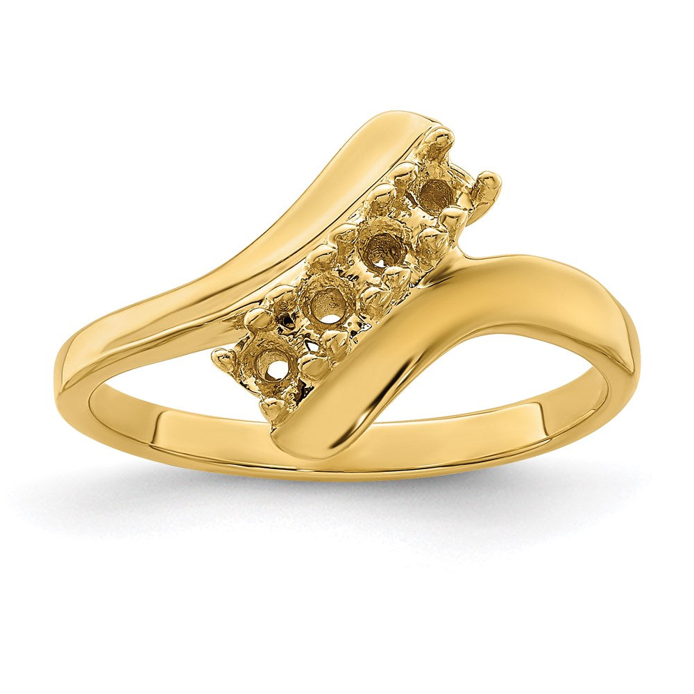 14k Synthetic Family Jewelry Ring - 13