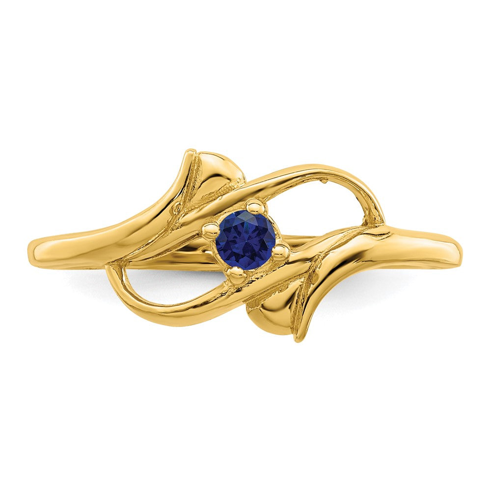 14k Synthetic Family Jewelry Ring - 17