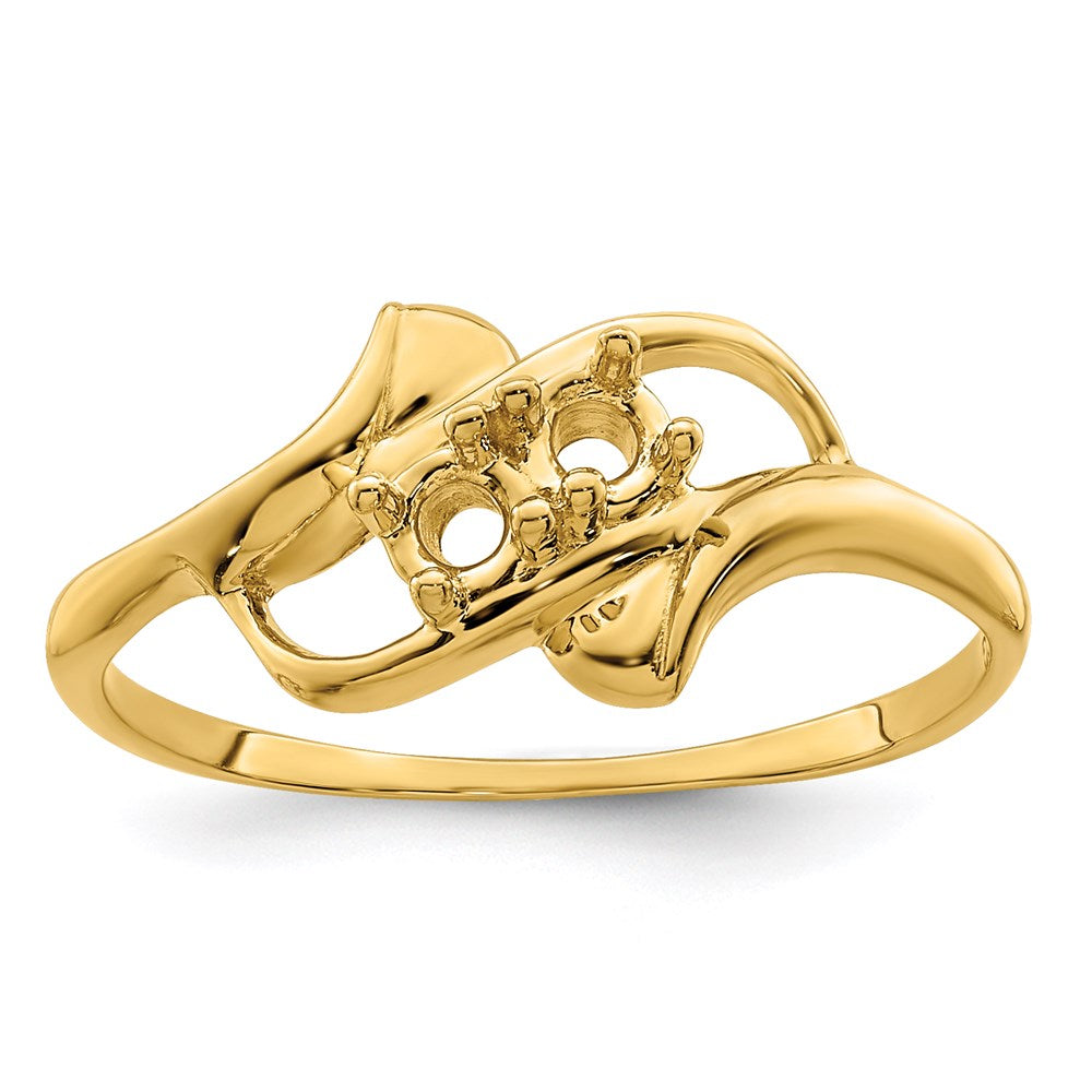 14k Synthetic Family Jewelry Ring - 91