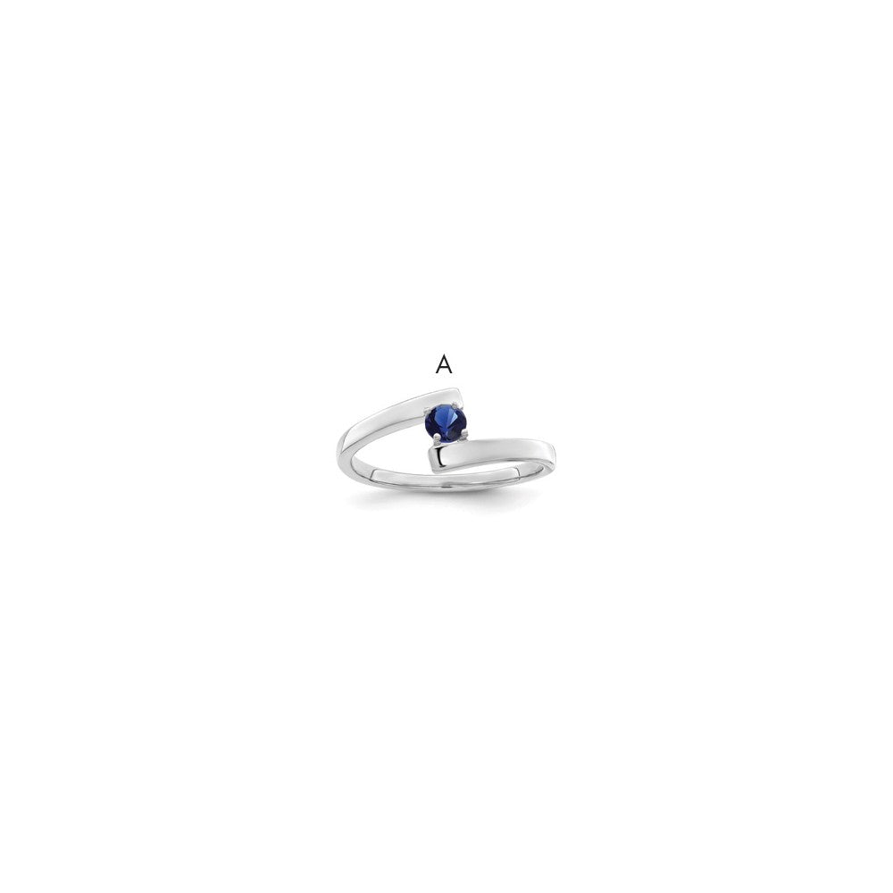 14k White Gold Family Jewelry Ring - 30