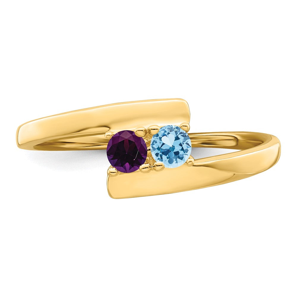 14k Synthetic Family Jewelry Ring - 96