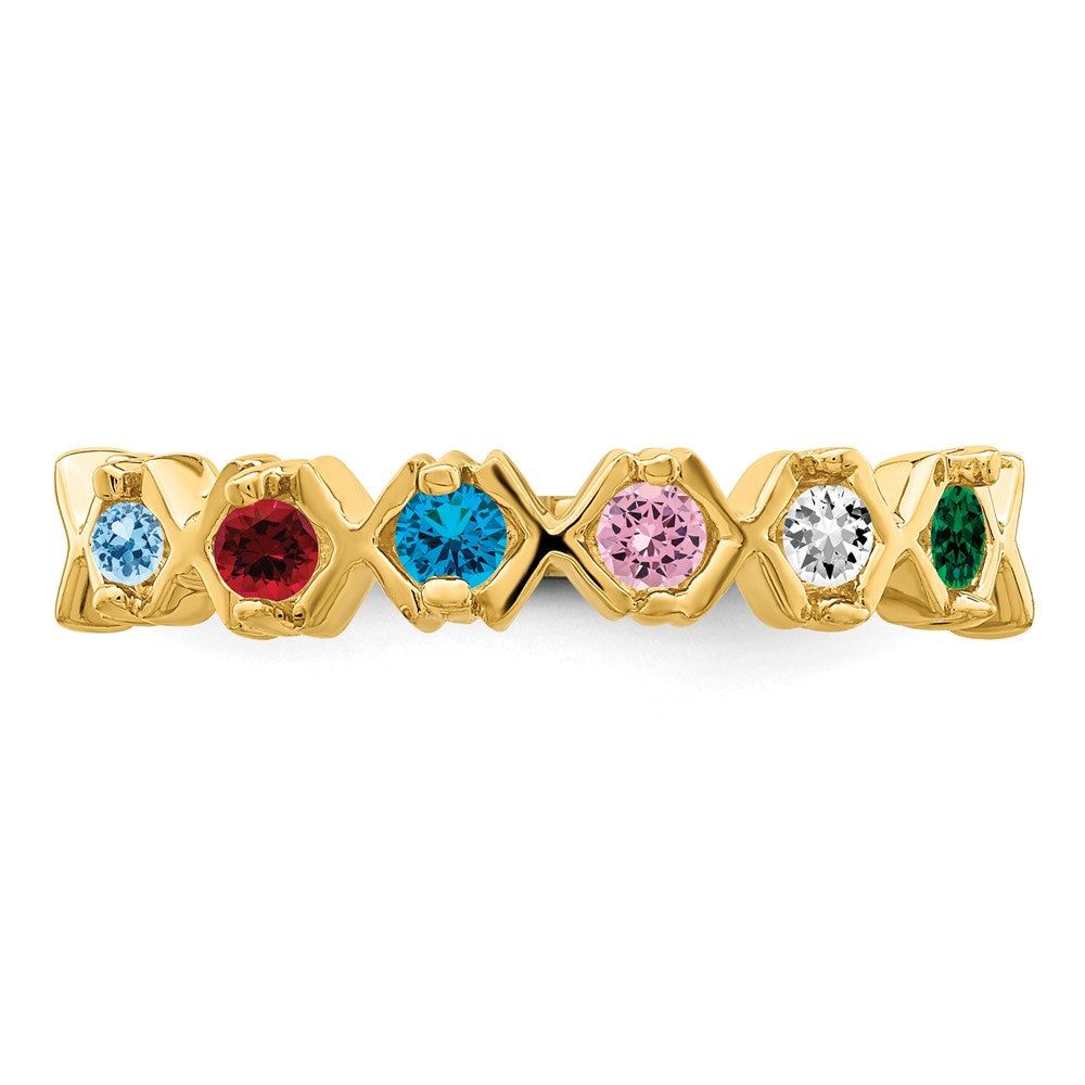 14k Family Jewelry Ring - 10