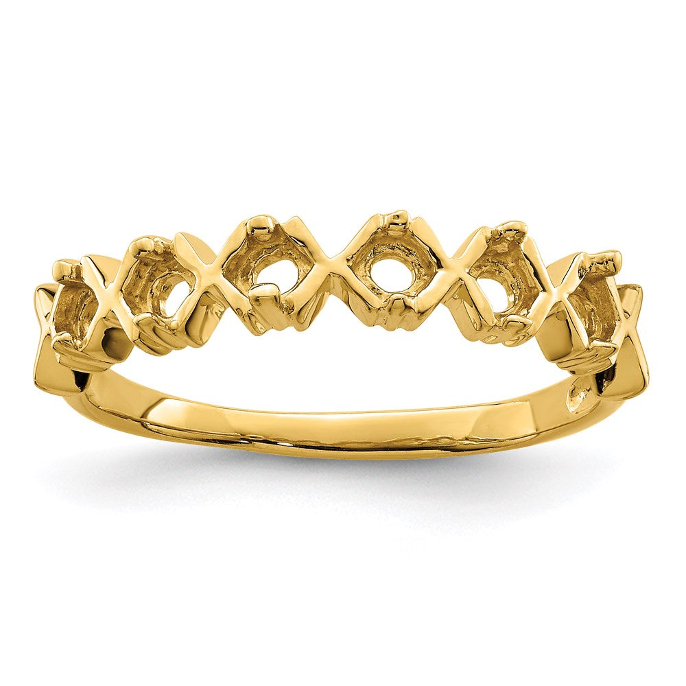 14k Synthetic Family Jewelry Ring - 27