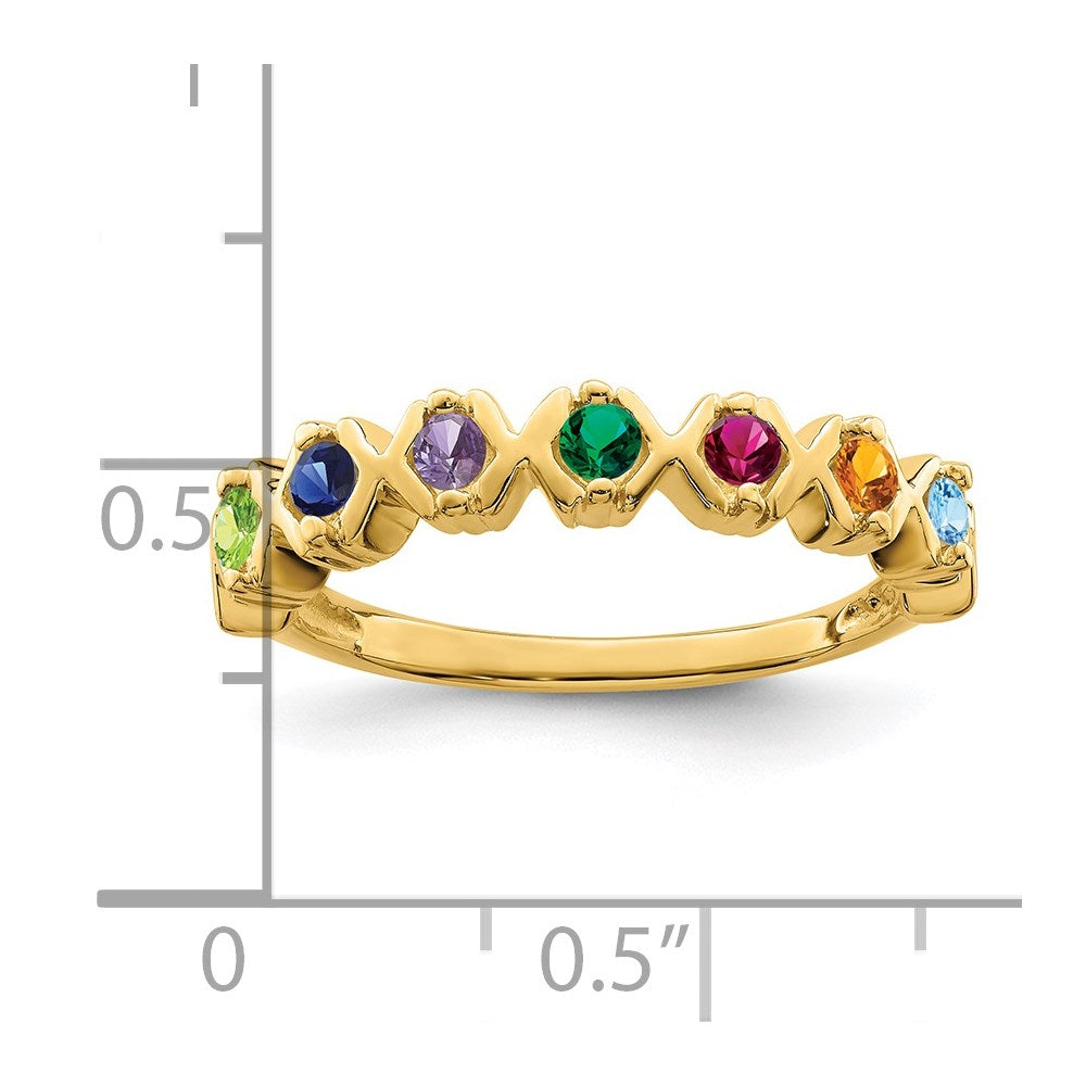 14k Family Jewelry Ring - 33