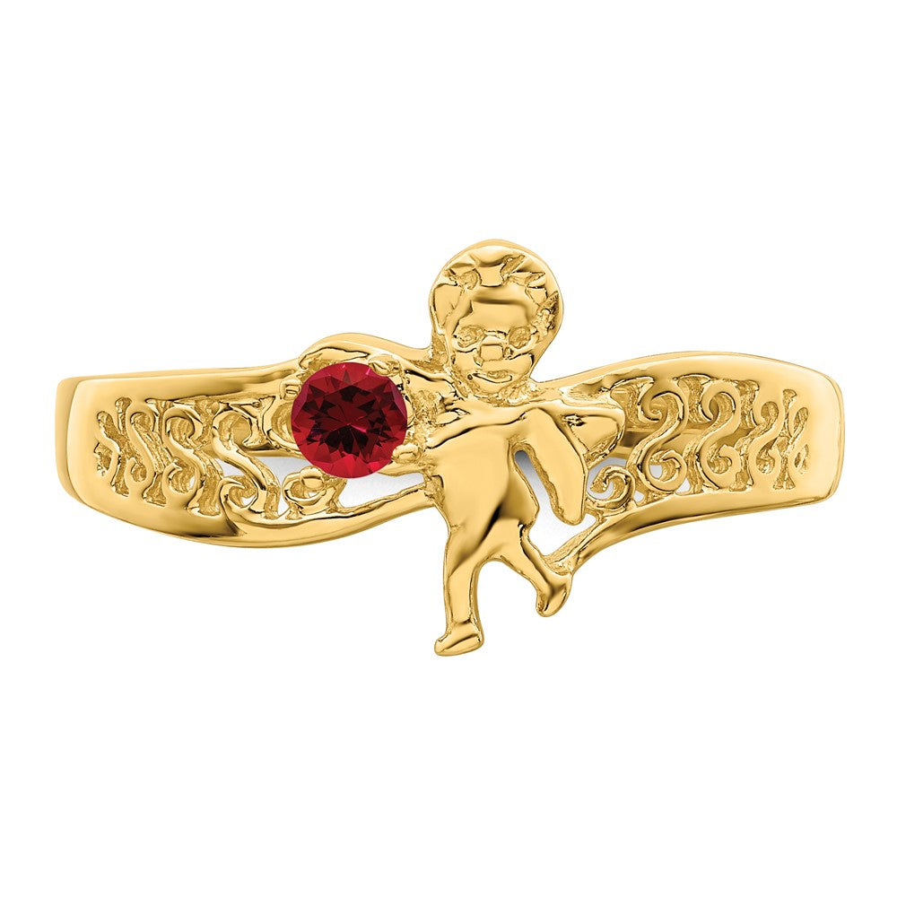 14k Synthetic Family Jewelry Ring - 28