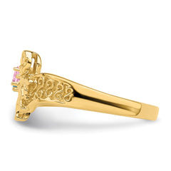 14k Synthetic Family Jewelry Ring - 48